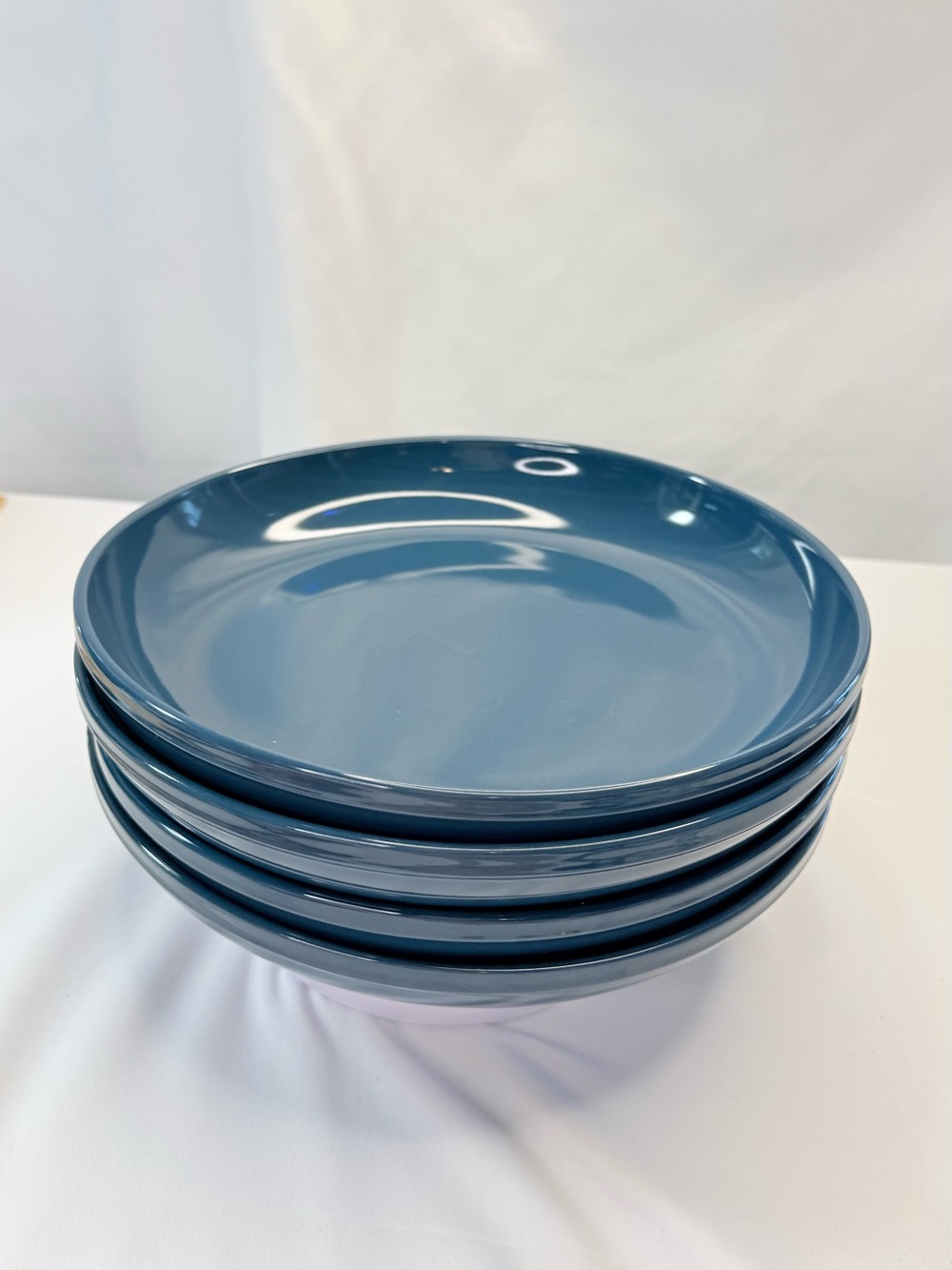 Corelle Deep Blue Glazed Dinner Plates - Set of 4
